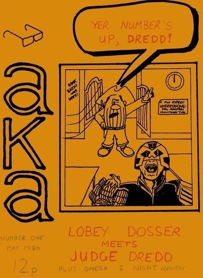 AKA fanzine #1 comic cover