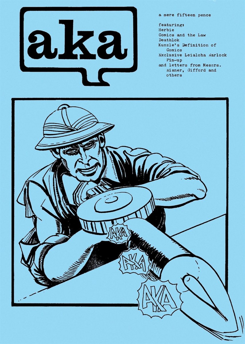 AKA fanzine #3 comic cover