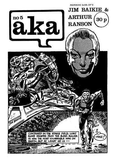 AKA fanzine #5 comic cover