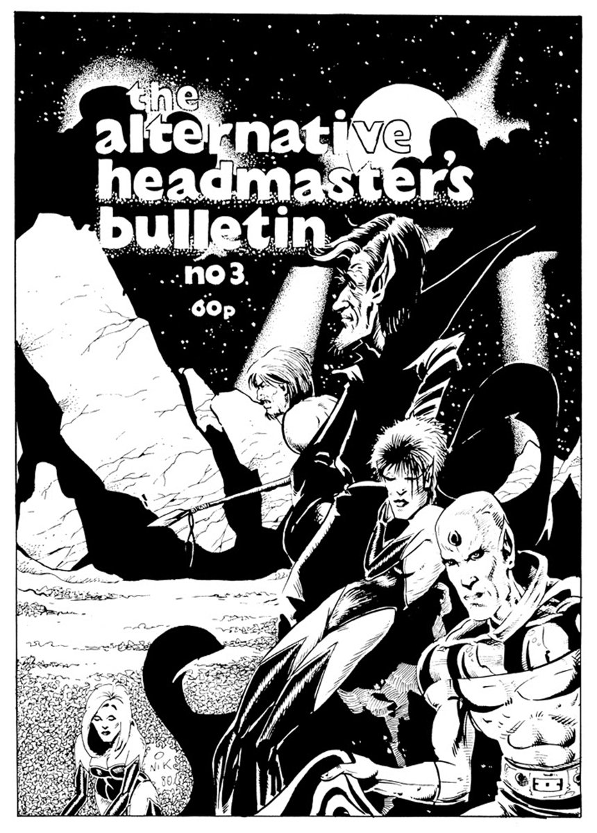 The Alternative Headmaster's Bulletin #3 comic cover