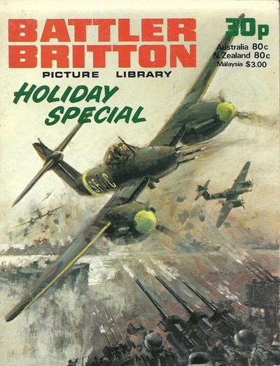 Battler Britton Picture Library Holiday Special 1978 comic cover