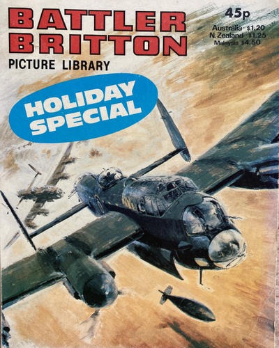 Battler Britton Picture Library Holiday Special 1981 comic cover