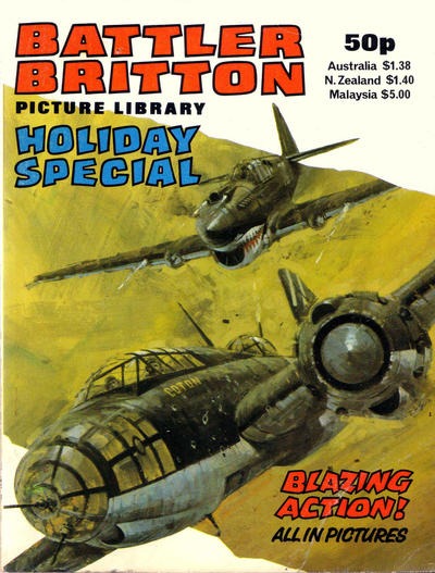 Battler Britton Picture Library Holiday Special 1982 comic cover