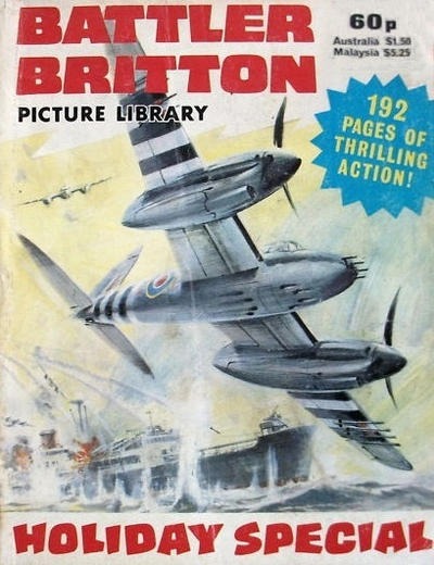 Battler Britton Picture Library Holiday Special 1983 comic cover