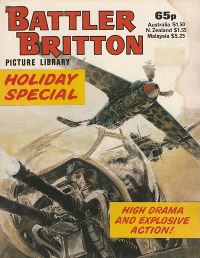 Battler Britton Picture Library Holiday Special 1984 comic cover