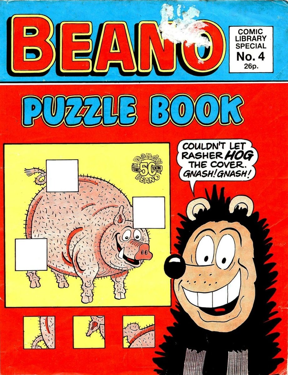 Beano Comic Library Special Puzzle Book #4 comic cover