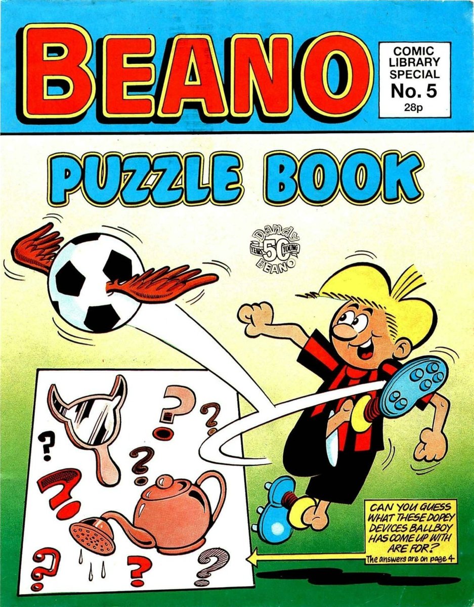Beano Comic Library Special Puzzle Book #5 comic cover