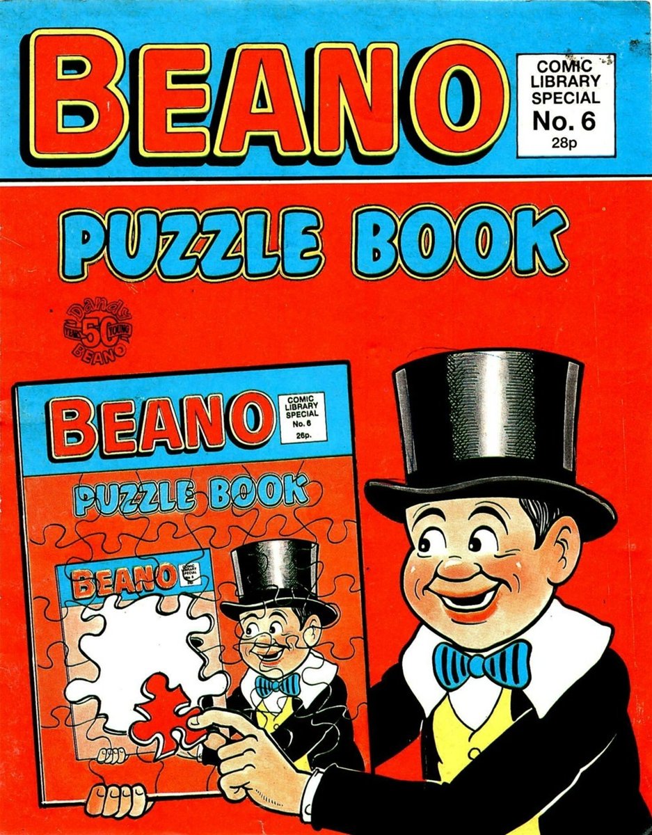 Beano Comic Library Special Puzzle Book #6 comic cover