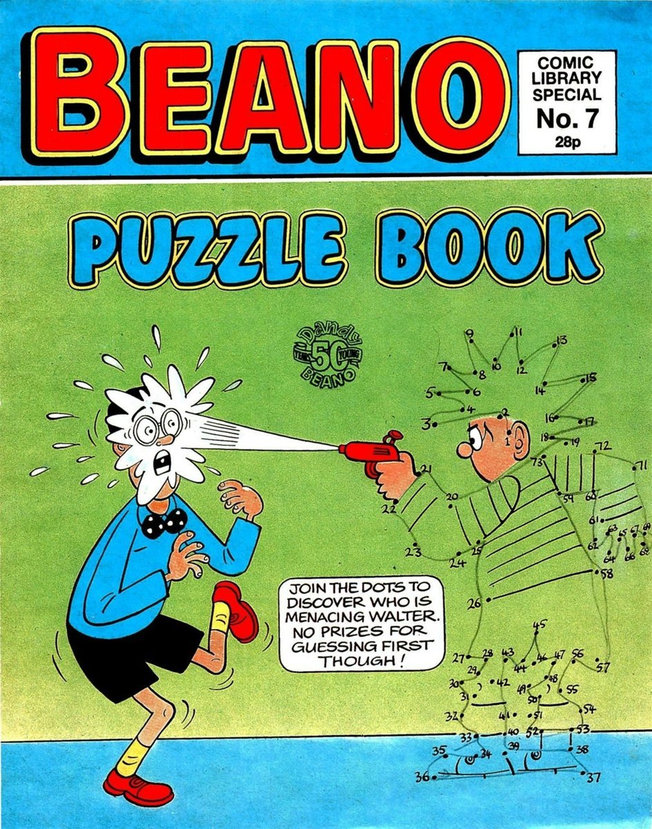 Beano Comic Library Special Puzzle Book #7 comic cover