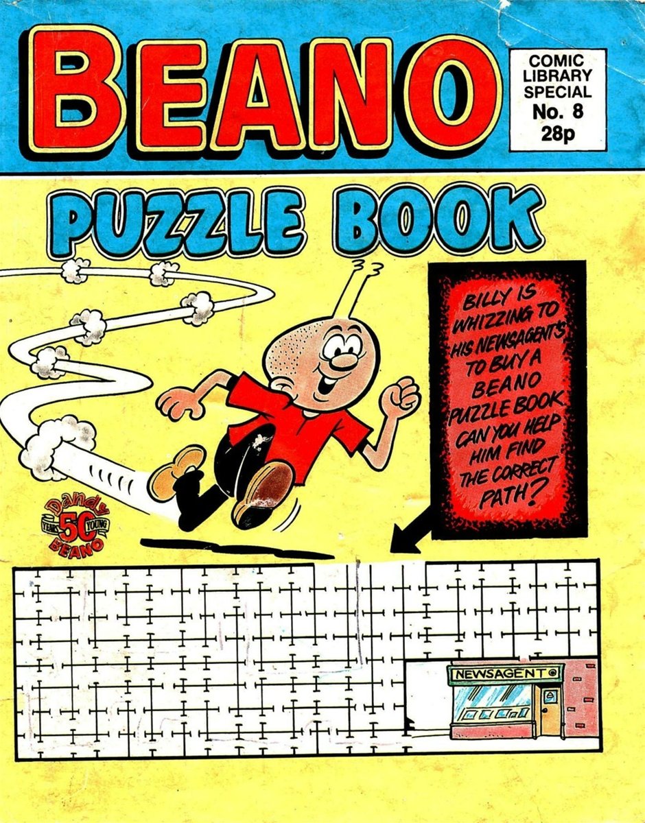 Beano Comic Library Special Puzzle Book #8 comic cover