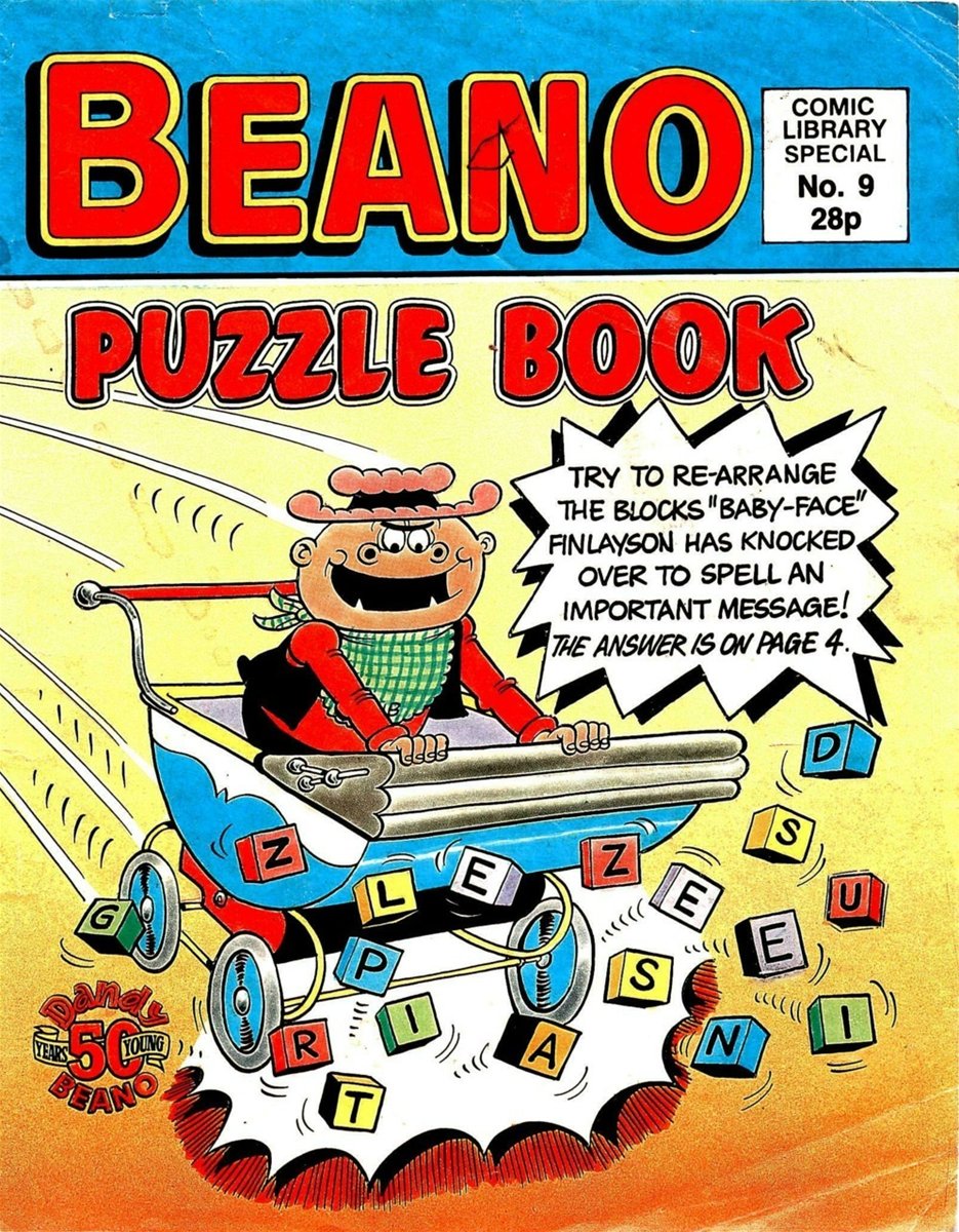 Beano Comic Library Special Puzzle Book #9 comic cover