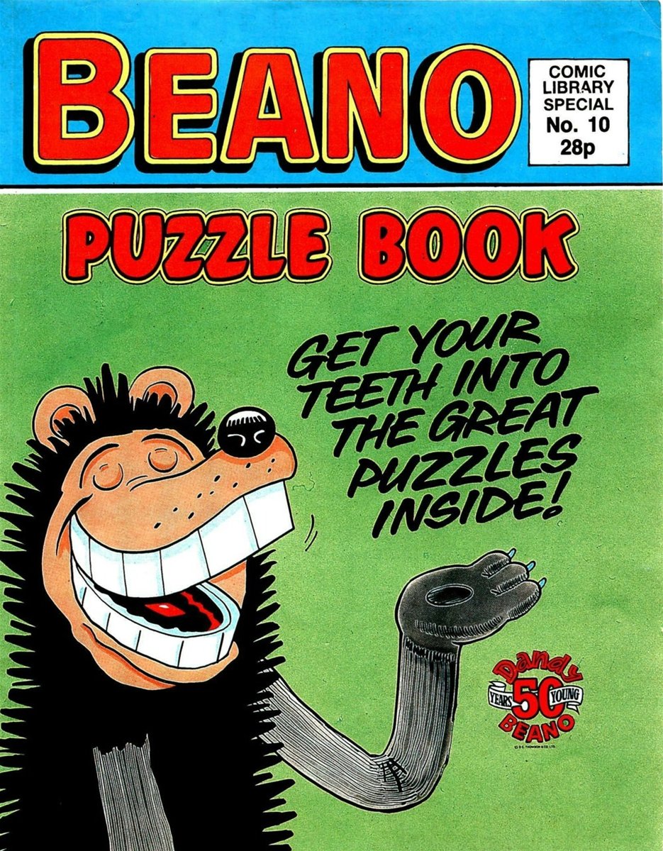 Beano Comic Library Special Puzzle Book #10 comic cover