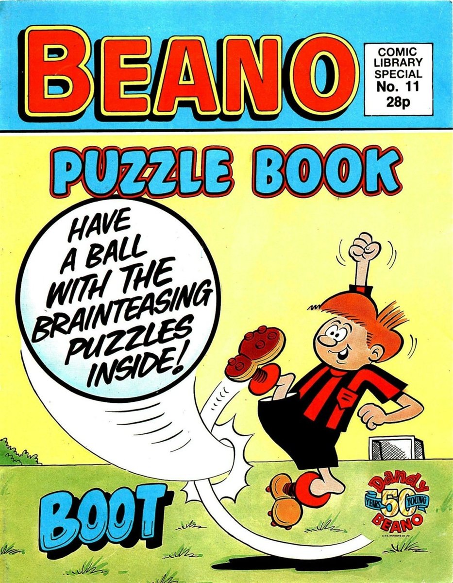 Beano Comic Library Special Puzzle Book #11 comic cover