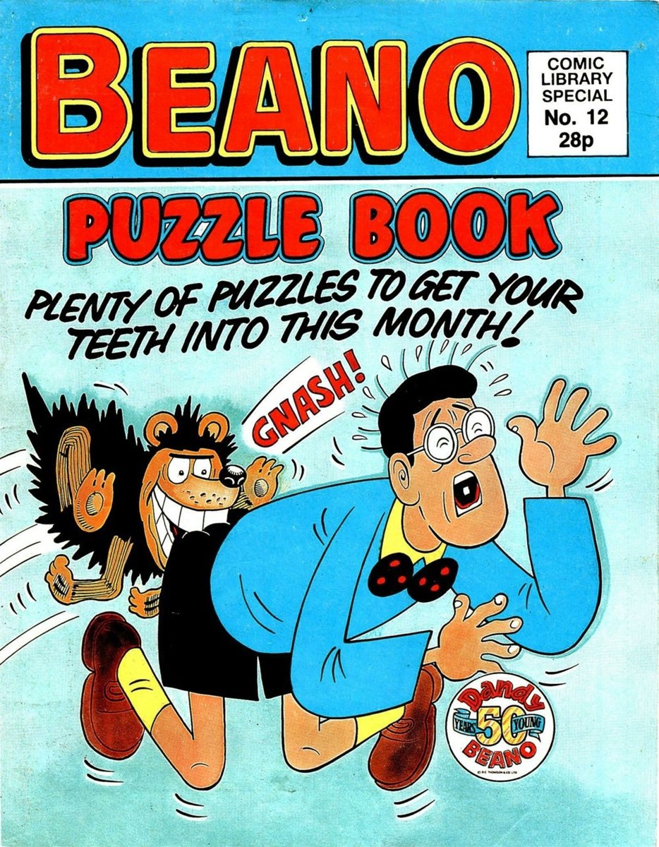 Beano Comic Library Special Puzzle Book #12 comic cover