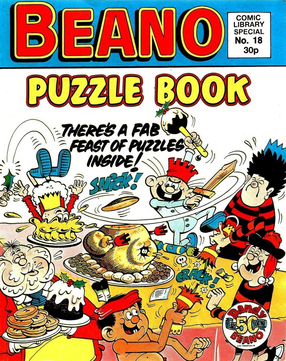 Beano Comic Library Special Puzzle Book #18 comic cover