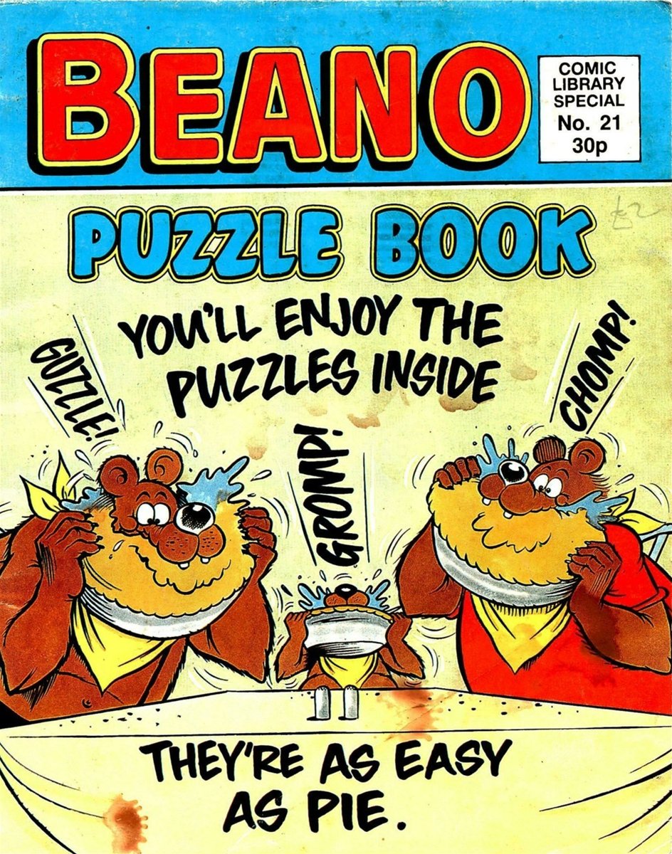 Beano Comic Library Special Puzzle Book #21 comic cover