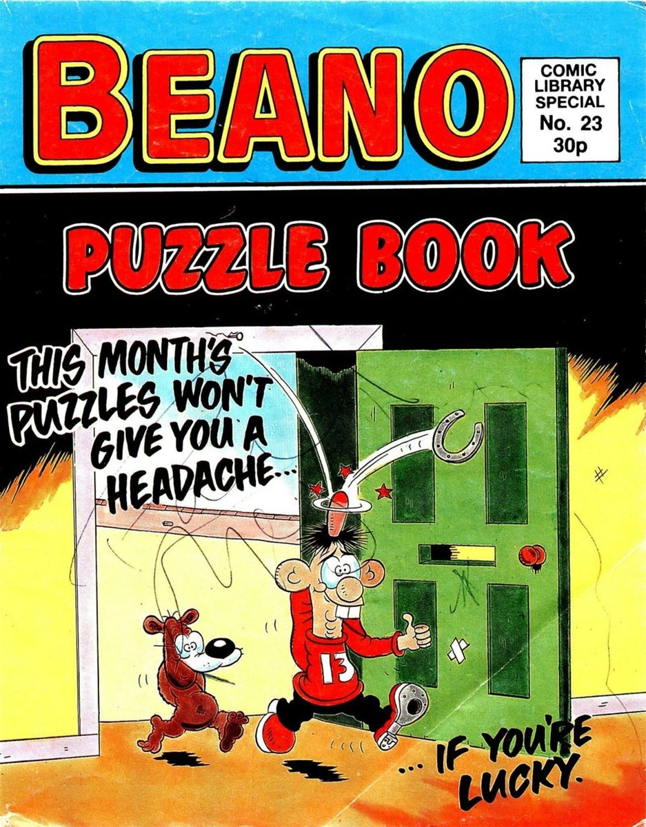 Beano Comic Library Special Puzzle Book #23 comic cover