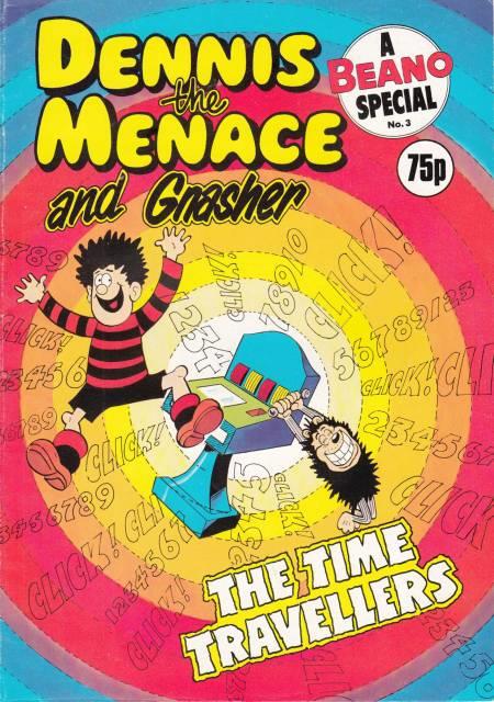 The Time Travellers Beano special comic cover