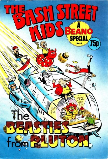 The Beasties from Pluton Beano special comic cover