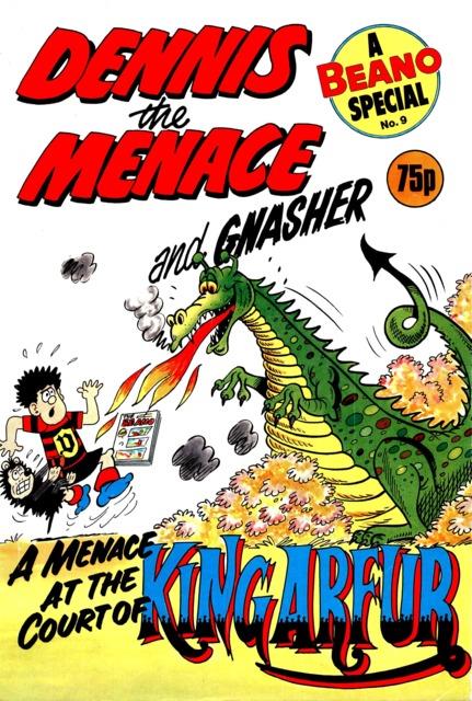 A Menace at the court of King Arfur Beano special comic cover