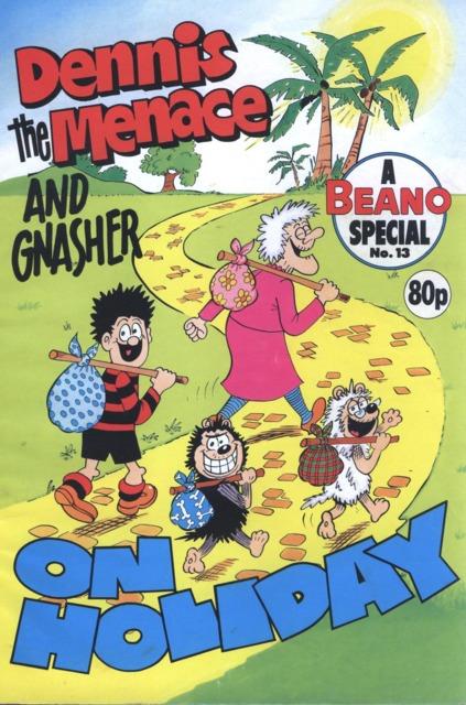 Dennis the Menace & Gnasher On Holiday Beano special comic cover