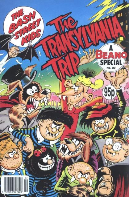 The Transylvania Trip Beano special comic cover