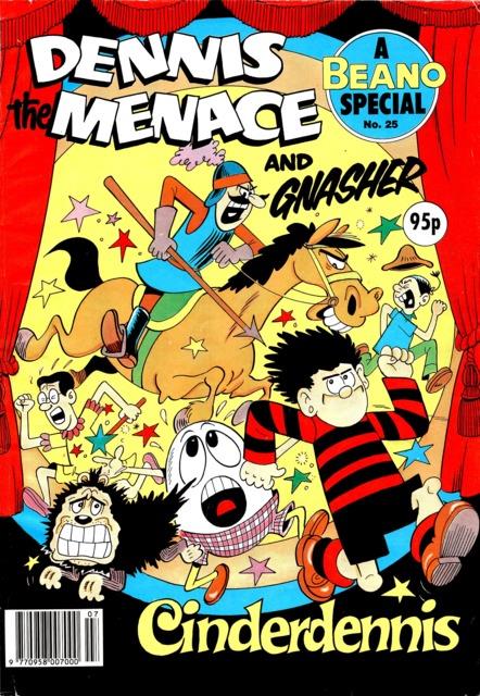 Cinderdennis Beano special comic cover