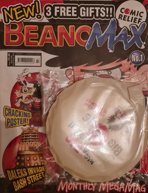 BeanoMax #1 with free gift comic cover
