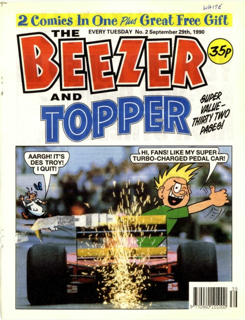 Beezer & Topper #2 with free gift comic cover