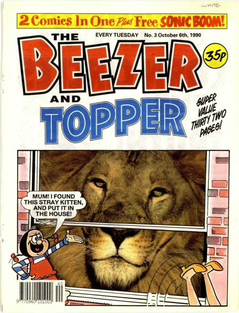 Beezer & Topper #3 comic cover