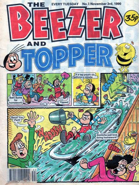 Beezer & Topper #7 comic cover