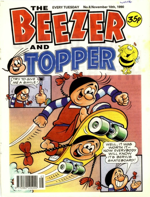Beezer & Topper #8 comic cover