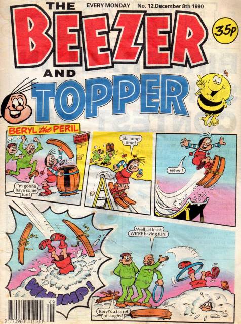 Beezer & Topper #12 comic cover