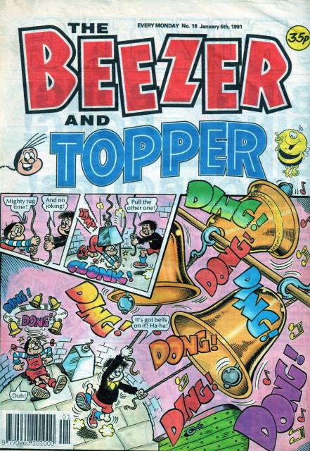 Beezer & Topper #16 comic cover
