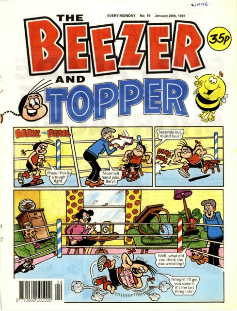 Beezer & Topper #19 comic cover