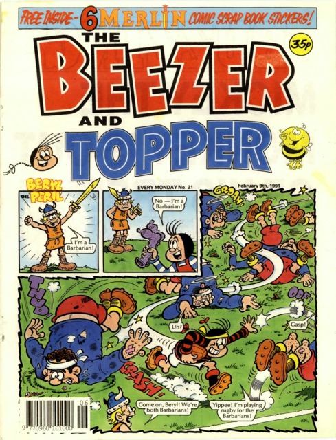Beezer & Topper #21 comic cover