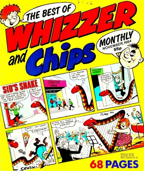 Best of Whizzer & Chips November 1984 comic cover