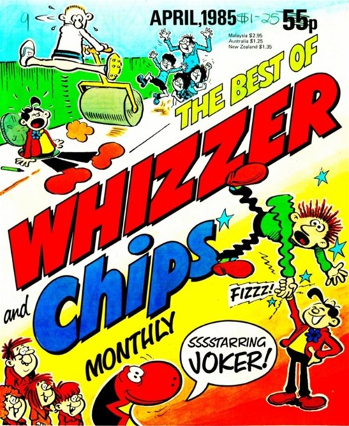 Best of Whizzer & Chips April 1985 comic cover