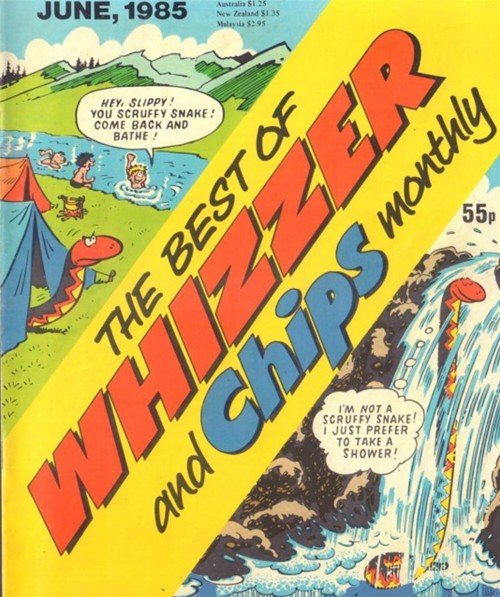 Best of Whizzer & Chips June 1985 comic cover