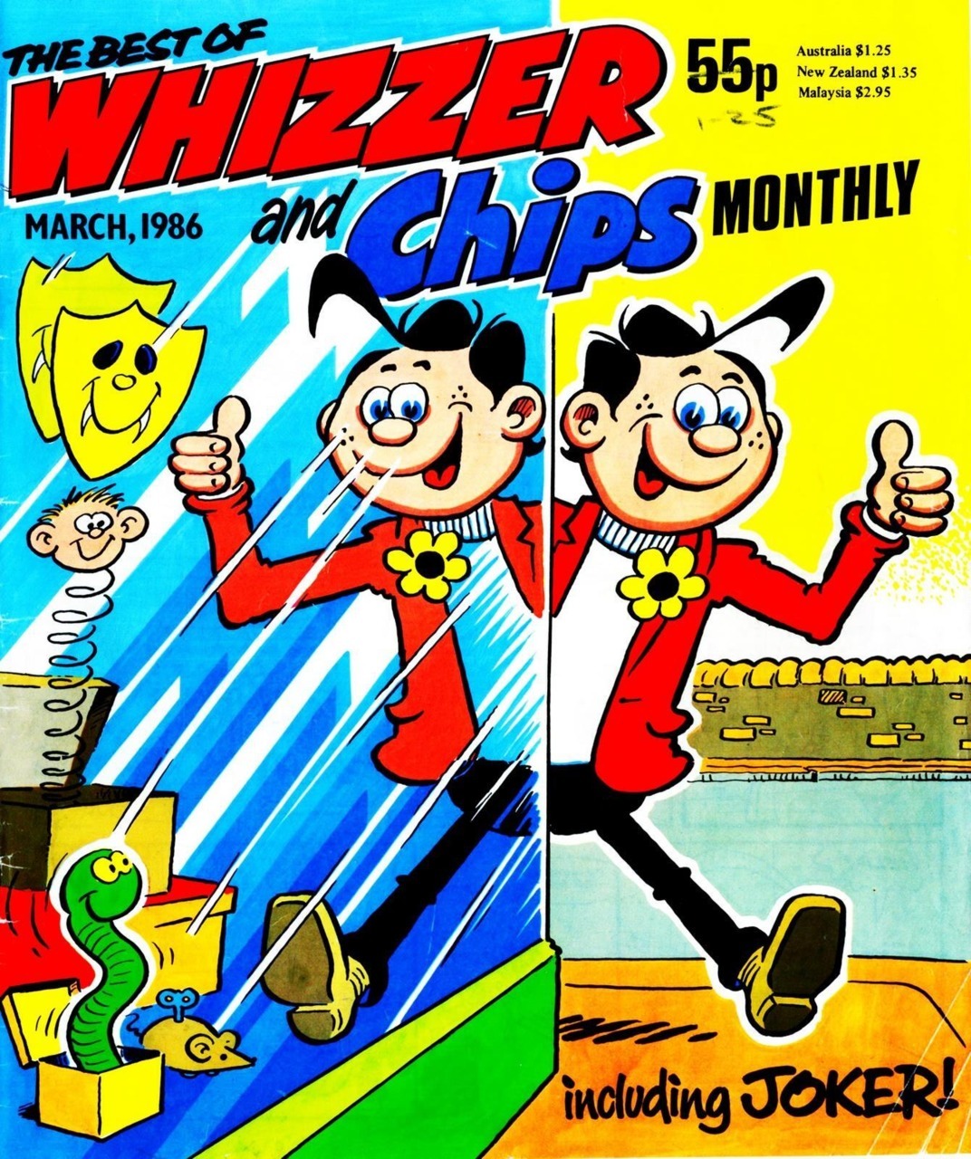 Best of Whizzer & Chips March 1986 comic cover