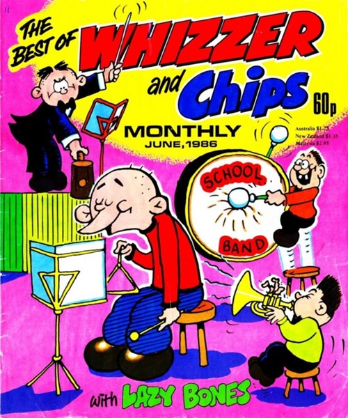 Best of Whizzer & Chips June 1986 comic cover