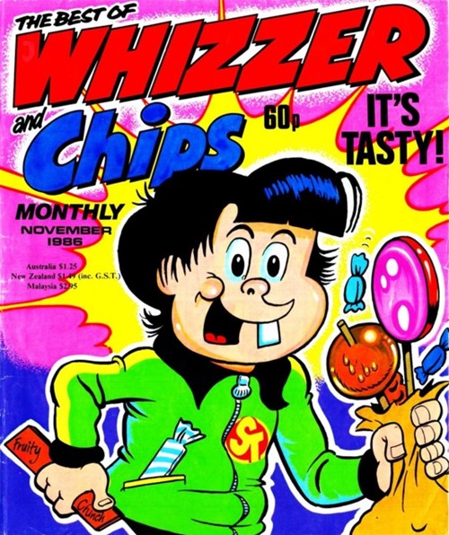 Best of Whizzer & Chips December 1986 comic cover