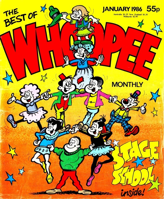 Best of Whoopee Monthly January 1986 comic cover