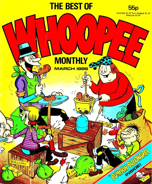 Best of Whoopee Monthly March 1986 comic cover