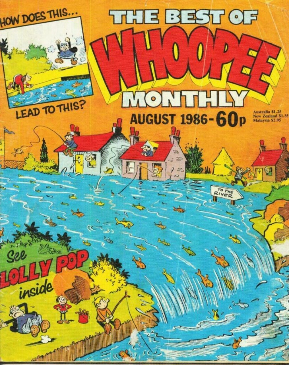 Best of Whoopee Monthly August 1986 comic cover