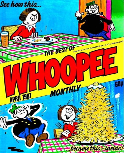 Best of Whoopee Monthly April 1987 comic cover
