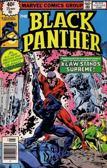 Black Panther #15 comic cover