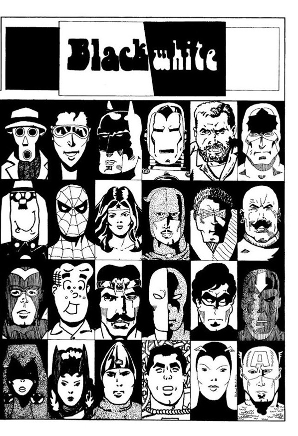 Black & White #2 comic cover