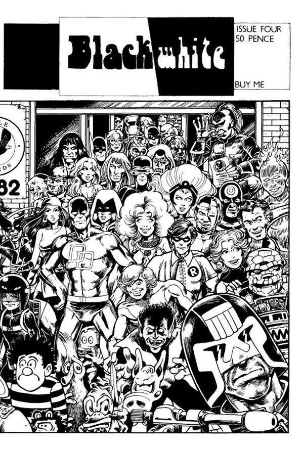 Black & White #4 comic cover