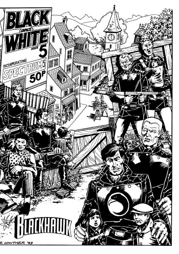 Black & White #5 comic cover
